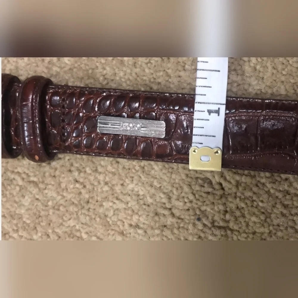 NWT Polo Ralph Lauren Brown Leather Belt, Size 49